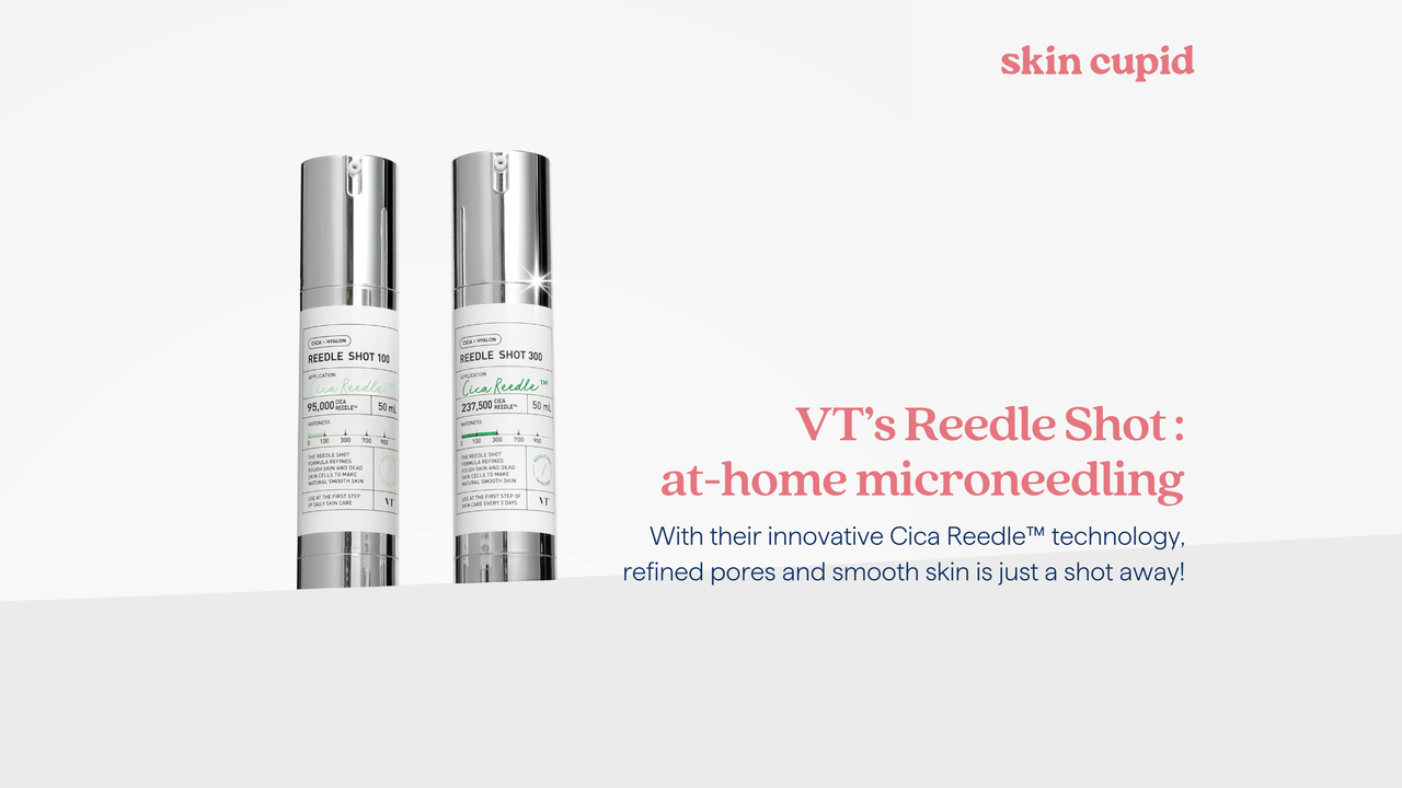 VT COSMETICS's Iconic Reedle Shot range: non-intrusive micro-needling from the comfort of your home