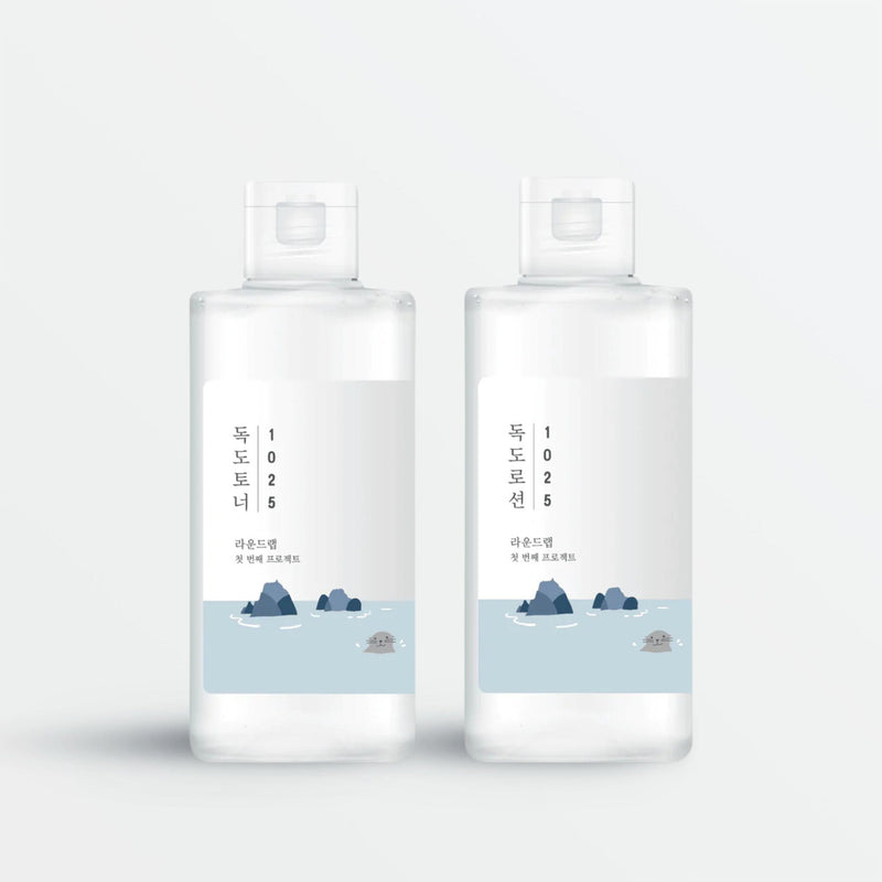 ROUND LAB 1025 Dokdo Toner+Lotion Kit (200ml+200ml)