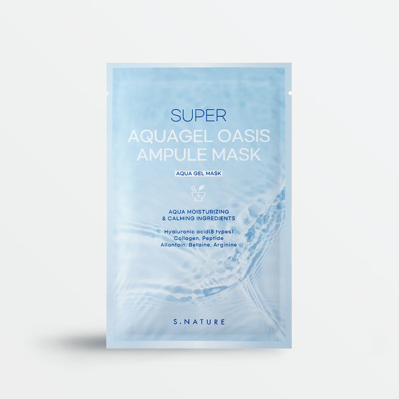 S.NATURE Super Aquagel Oasis Ampoule Mask (5pcs or 10pcs)