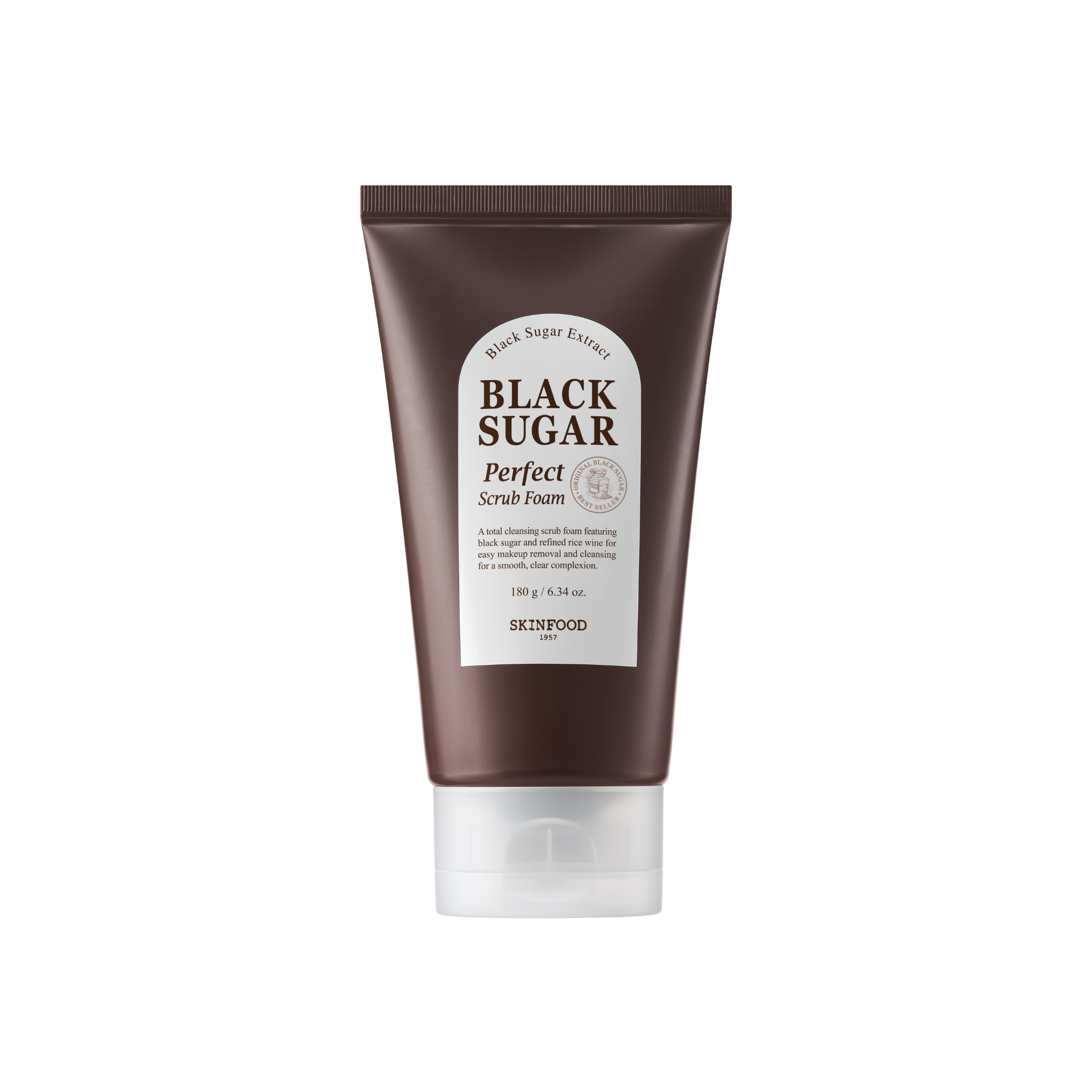 SKINFOOD Black Sugar Perfect Scrub Foam (180ml)